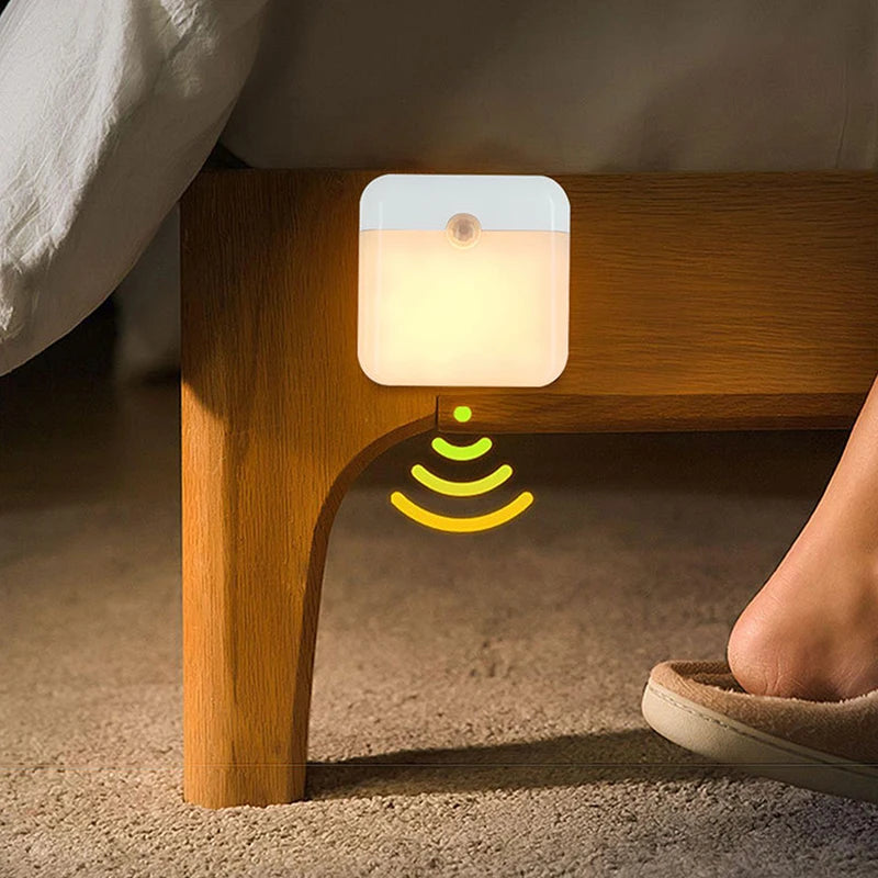 Motion-Sensor Rechargeable Wall Light