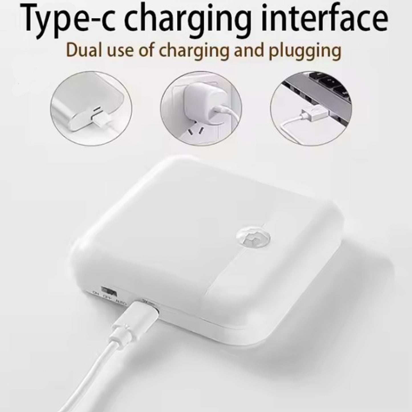 Motion-Sensor Rechargeable Wall Light